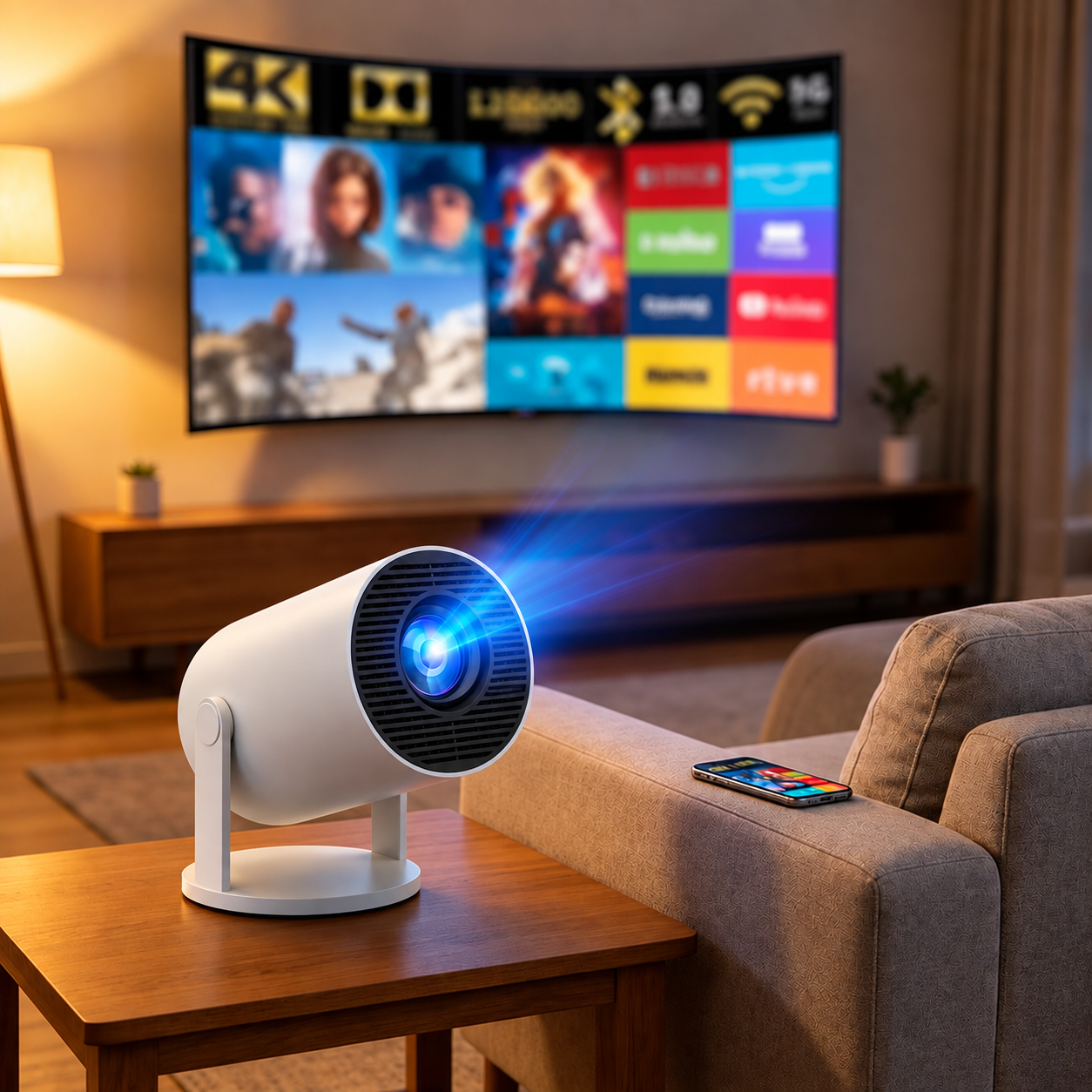 Infinity™ Smart Projector with Inbuilt Apps