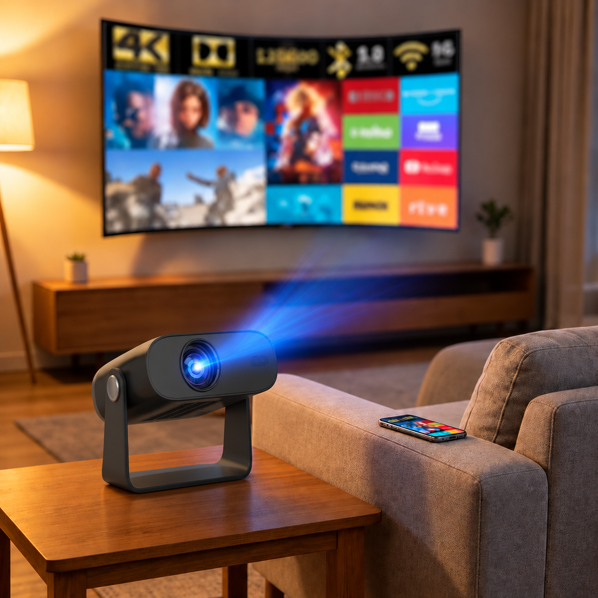 (new) Echo - B1 Projector with Inbuilt Apps
