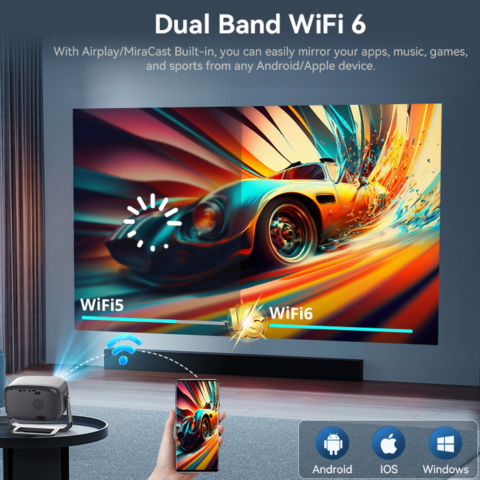 Luna™ 1080p Smart Projector