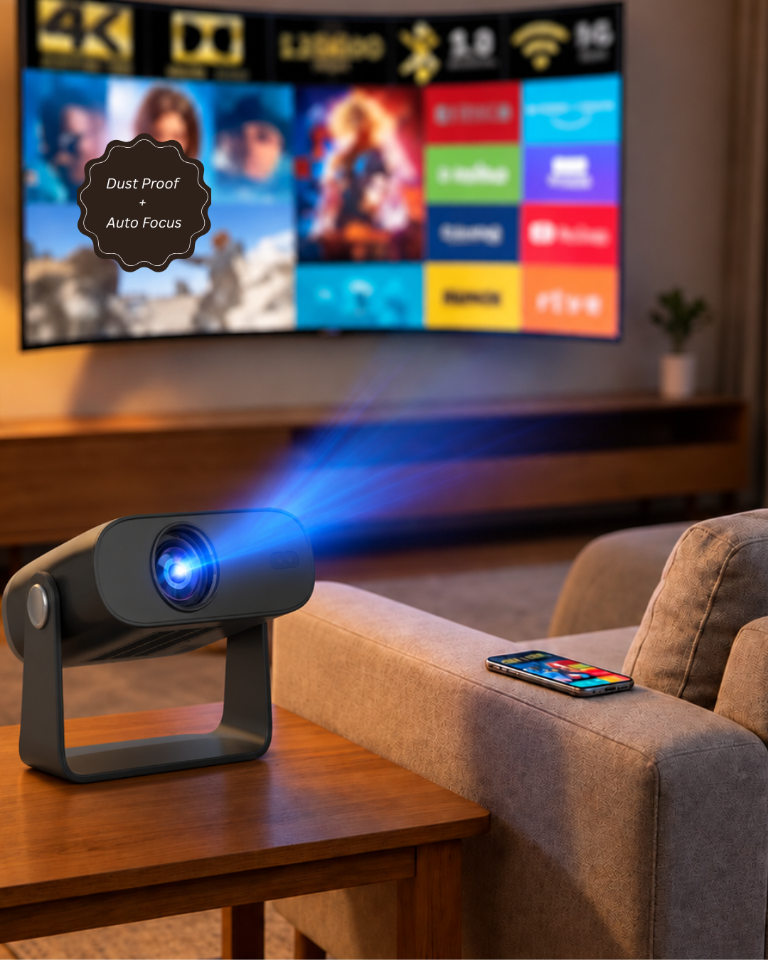 (new) Echo - B1 Projector with Inbuilt Apps