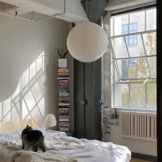 The Calm Evening Bundle [ Akari Table Lamp and Ceiling Lamp Pair ]