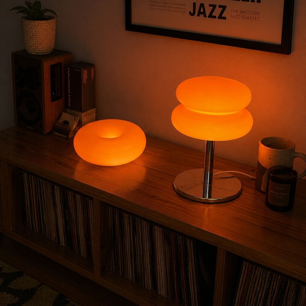 The Cozy Living Bundle [ Lotus & Doughnut Lamp Pair ]